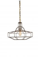 WIRED klassieke hanglamp Bruin by Steinhauer 7726B